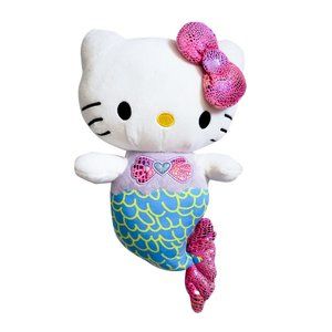 Hello Kitty Plush Mermaid Cute Sanrio Stuffed Figure Toy Collectible Medium